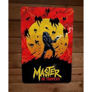 Eddie Munson Master of Puppets 8x12 Metal‎ Wall Sign